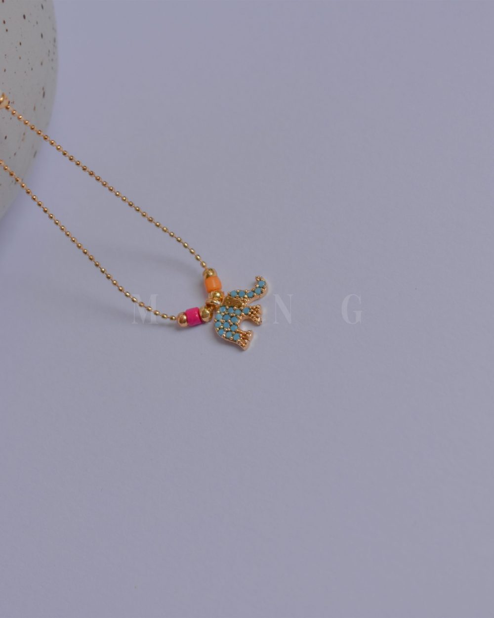 گردنبند طرح فیل