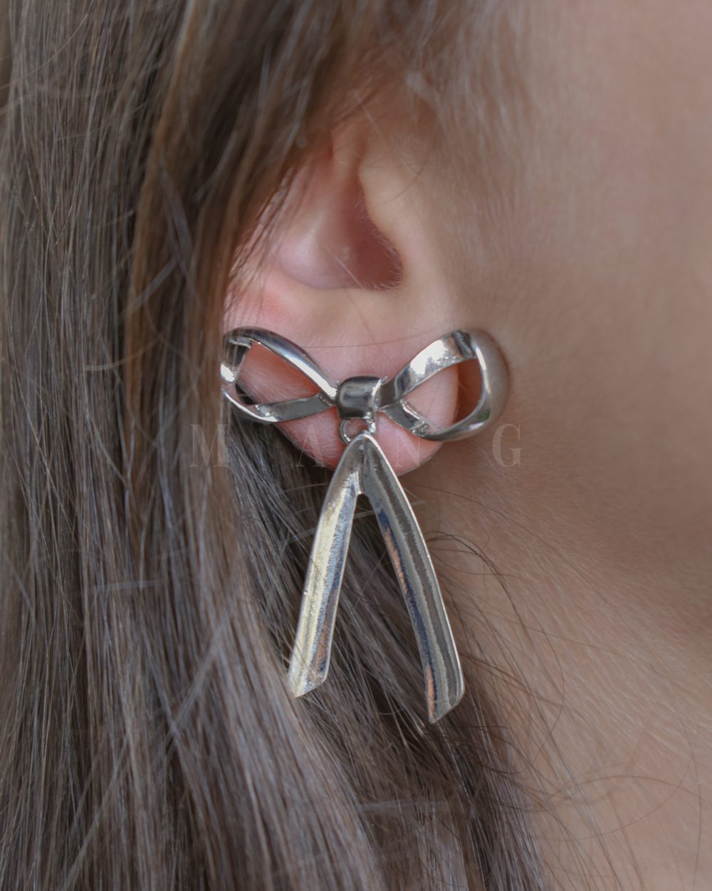 گوشواره پاپیونی