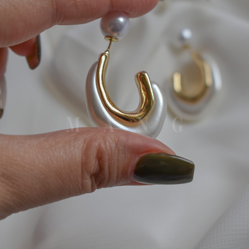 گوشواره صدفی دفرمه