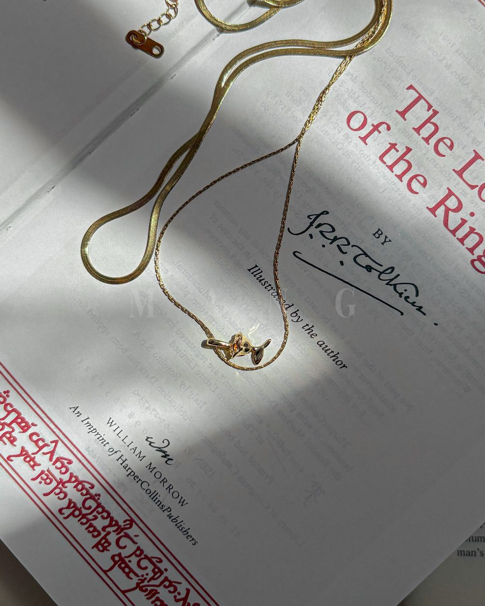 گردنبند دولاین رز