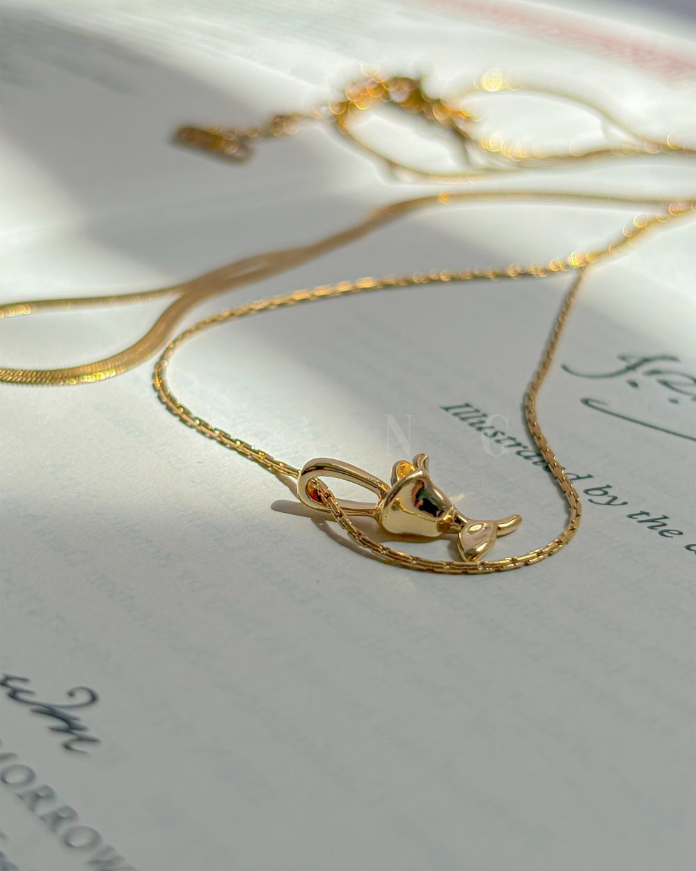 گردنبند دولاین رز