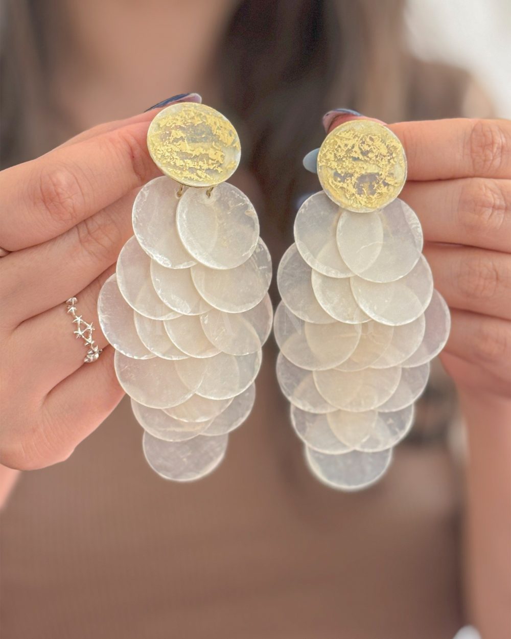 گوشواره پولکی