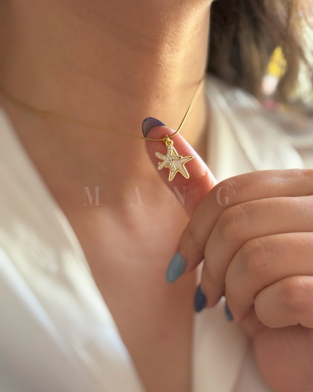 گردنبند ستاره دریایی – حس آرامش دریا روی پوستت