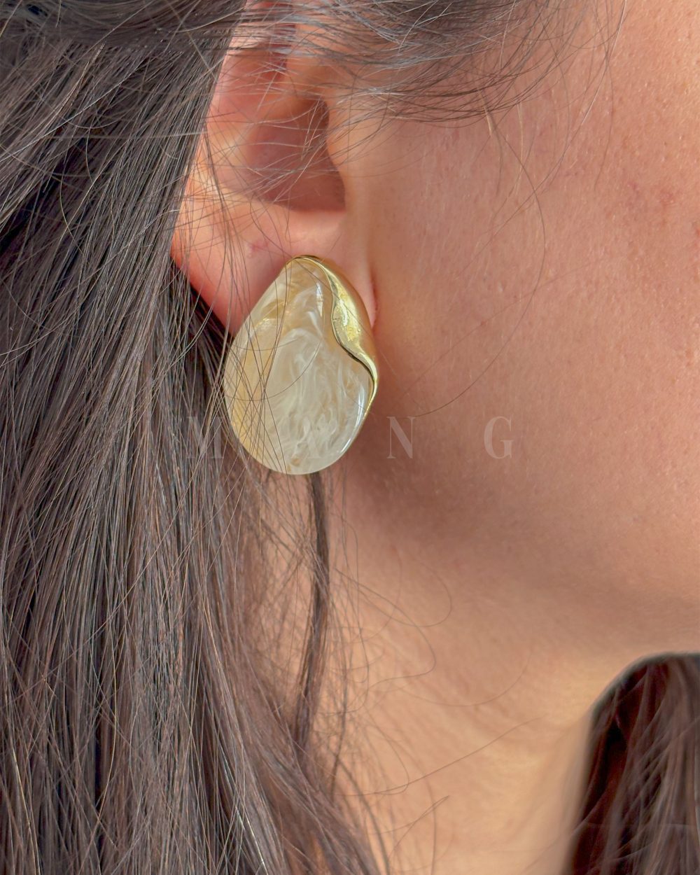 گوشواره دفرمه طلایی