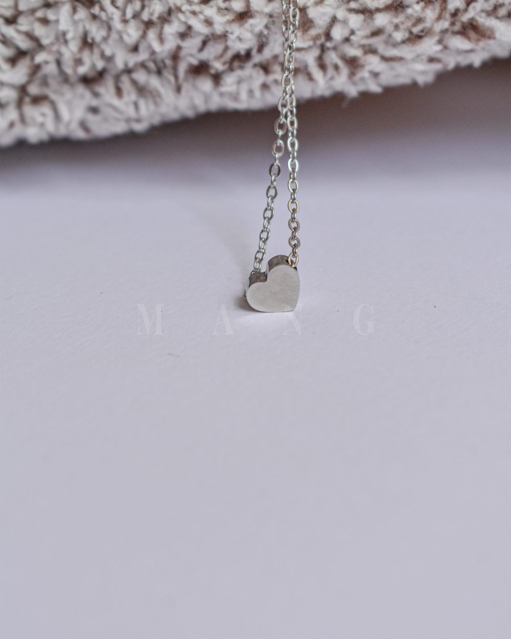 گردنبند طرح قلب – استیل ضد حساسیت و رنگ ثابت