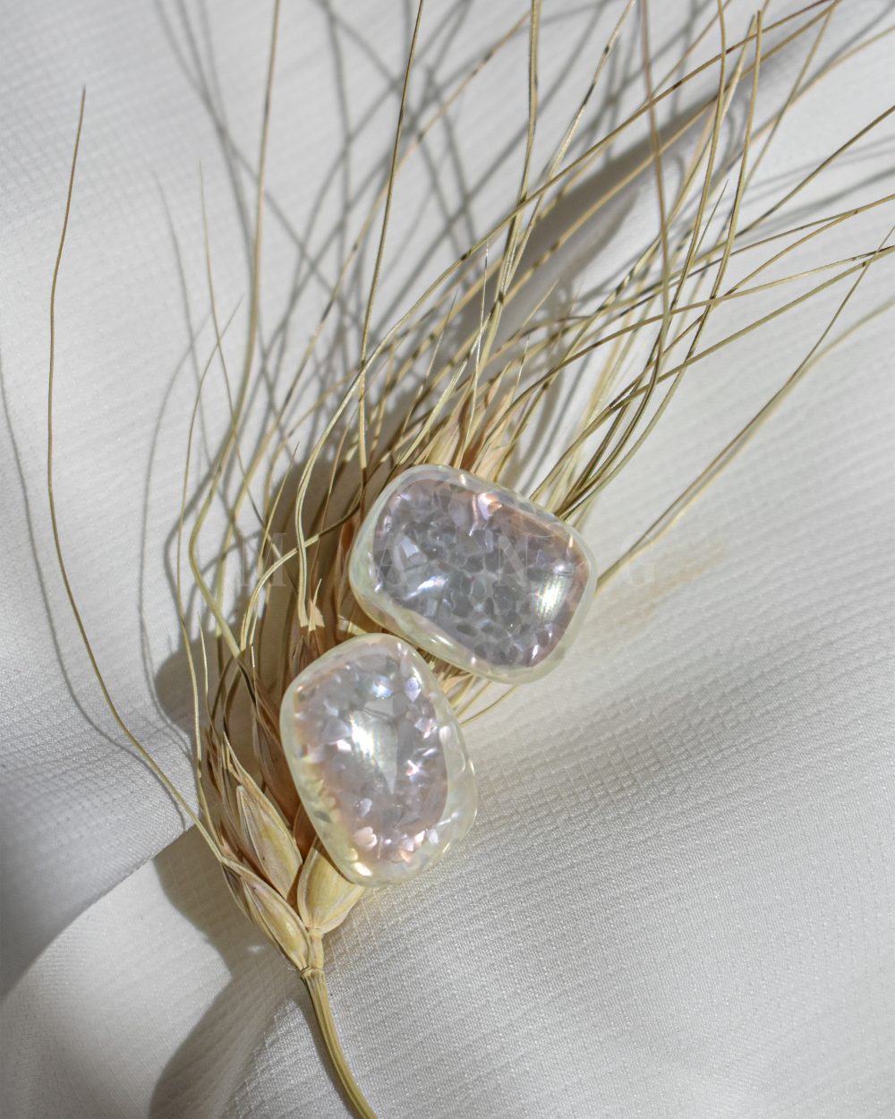 گوشواره کرومی – میخ آبکاری نقره