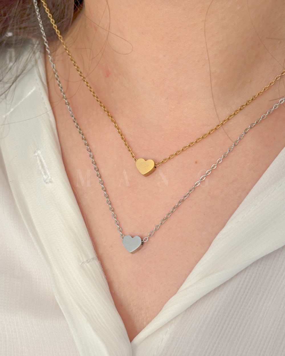 گردنبند طرح قلب