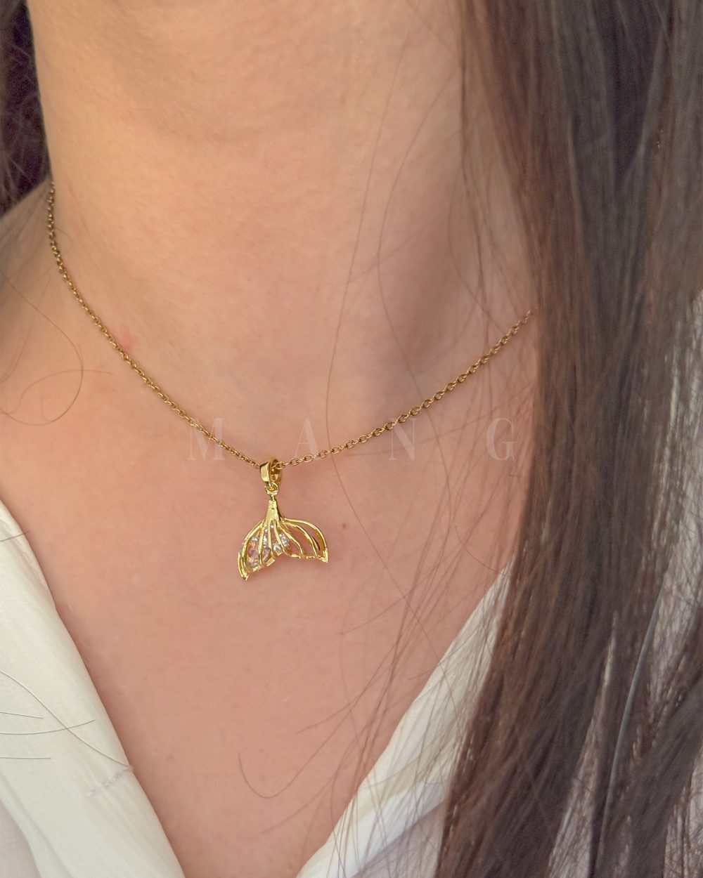 گردنبند وال توپر – استیل