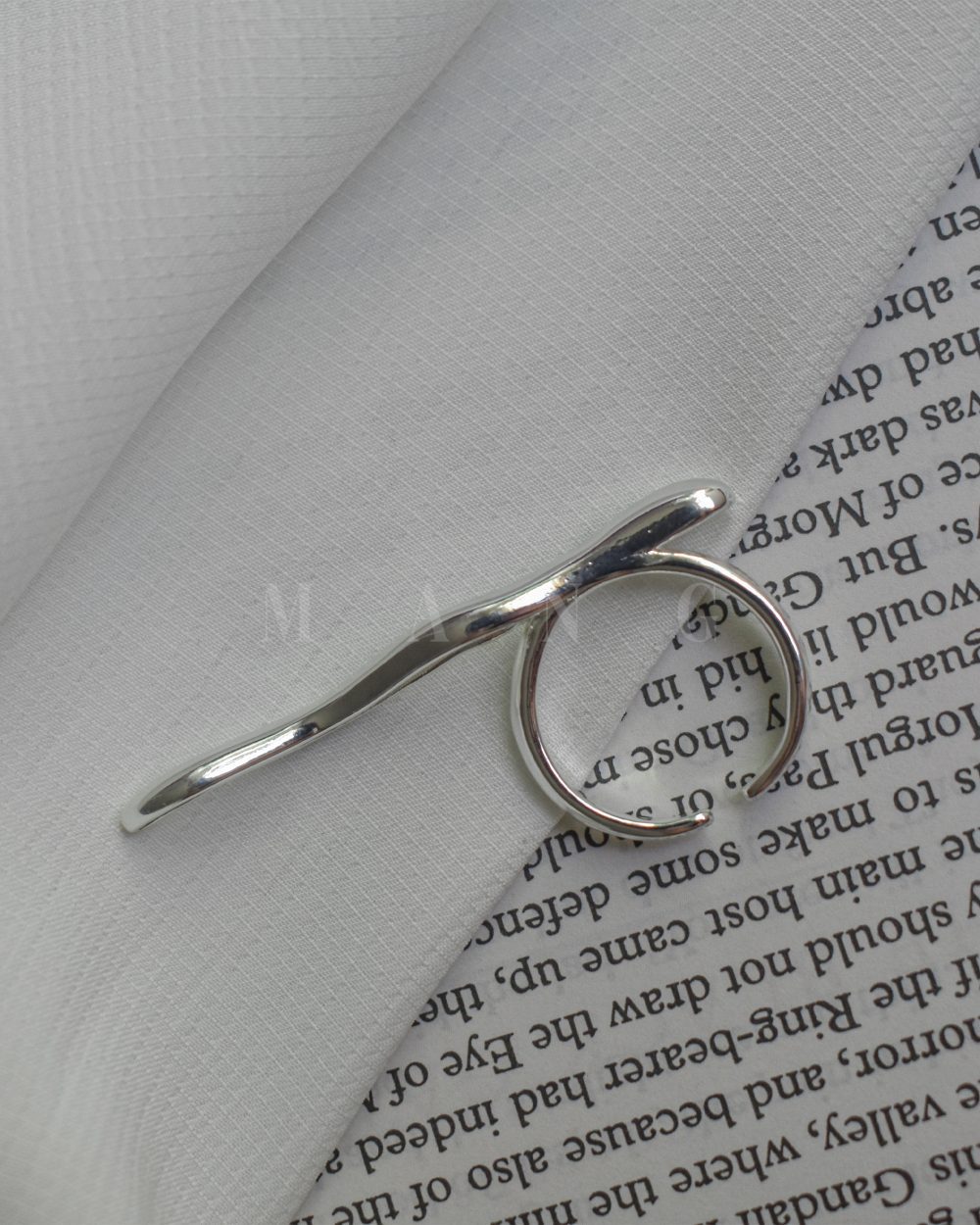 انگشتر طرح موج