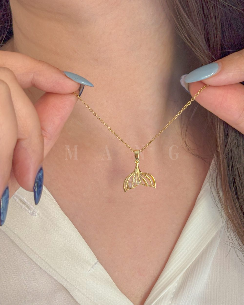 گردنبند وال توپر – استیل