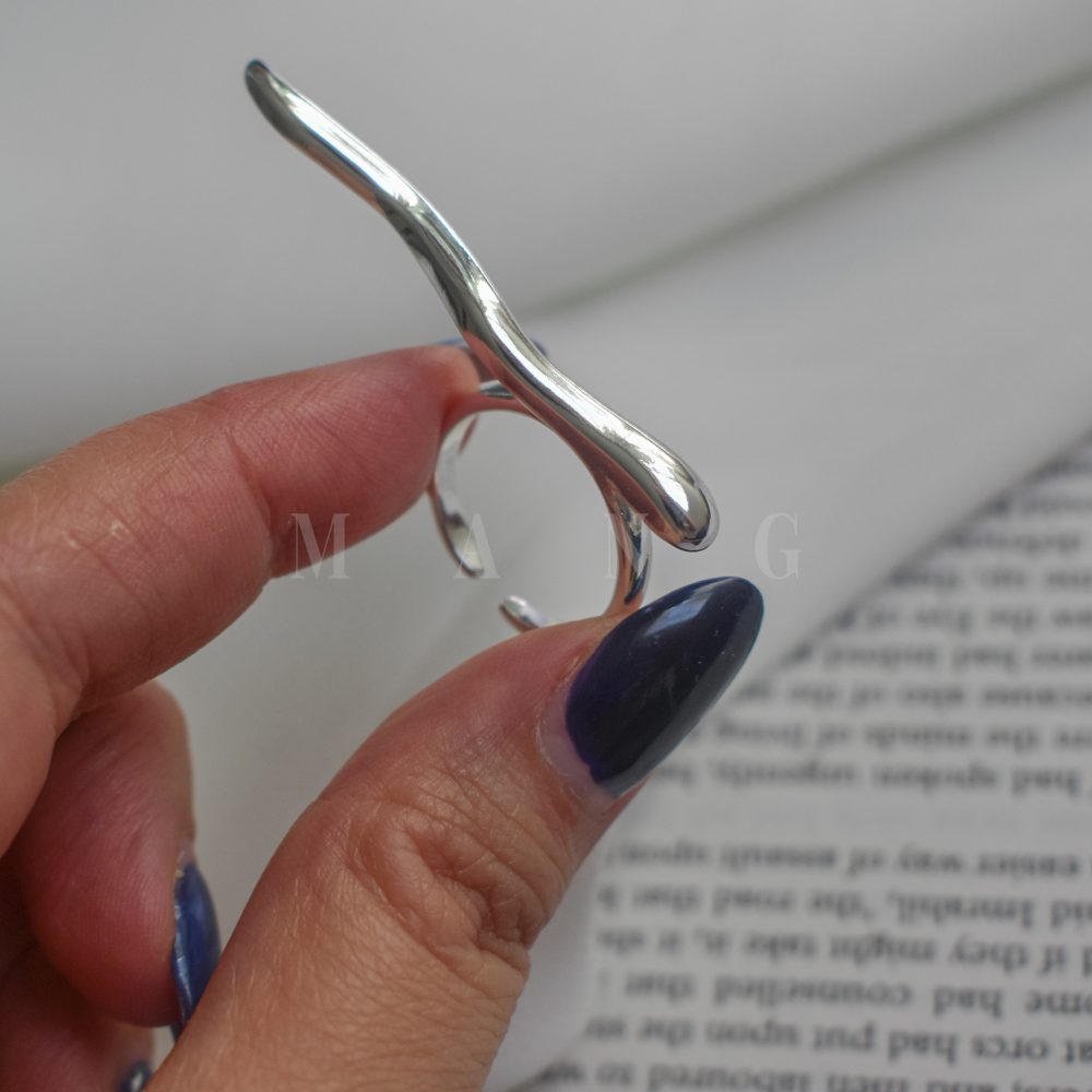 انگشتر طرح موج