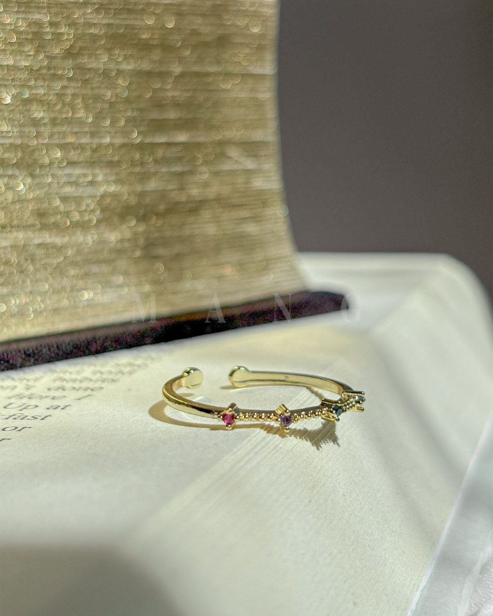 انگشتر نگین – آبکاری رادیوم درجه یک