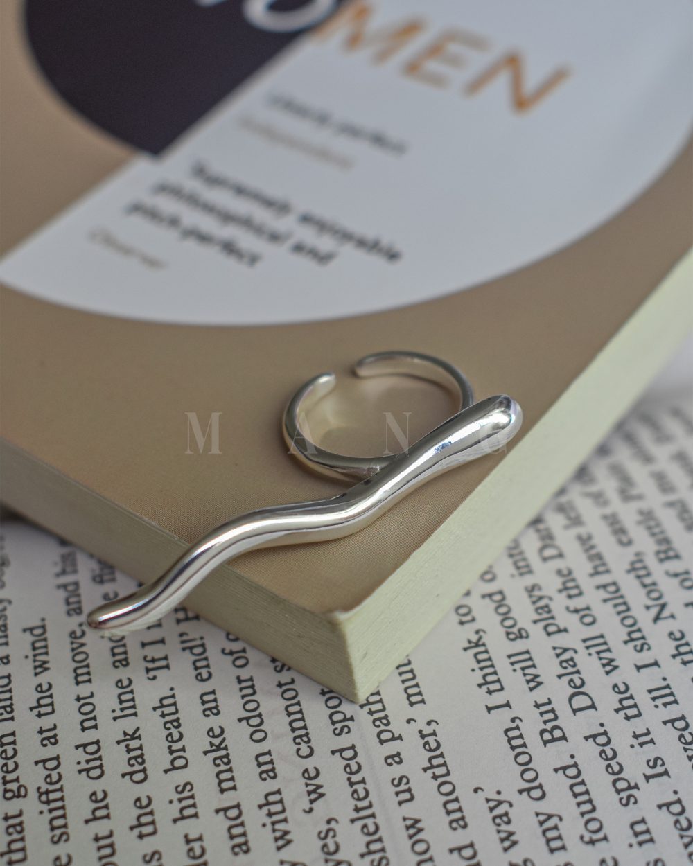 انگشتر طرح موج